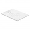 CERSANIT - Set C253 : brodzik prostokątny TAKO Slim 120x90x4,5 biały mat + syfon  S208-008